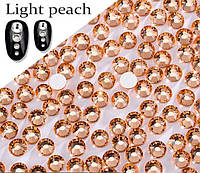 Стразы клеевые Premium Light Peach SS16 Non-hot Fix 100 шт Холодной фиксации