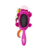 Дитячий плюшевий гребінець єдиноріг Wet Brush Plush Detangler Hair Brush Unicorn, фото 6