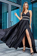 Вечернее платье в пол 40-46 размера черное
