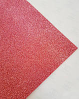 Фоамиран клеевой с глитером LUX (розовый) 20х30см ( 1,8мм )