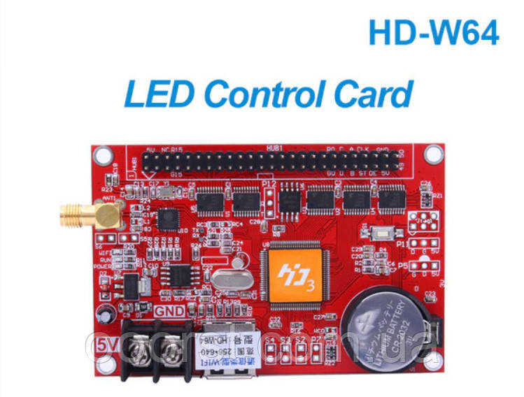 Контроллер HD-W64 для светодиодных LED экранов(бегущих строк)
