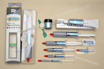 Термопасти для процесора серії GD900, GD900-1 (4,8 - 6 Wm-K)