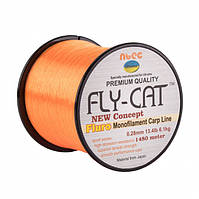 Волосінь NTEC Fly Cat Fluro Orange 1480м, Ø0.28мм, 13.4 lb/6.1 кг