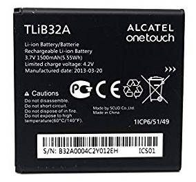 Акумулятор Alcatel TLIB32A, TLIB5AB, BY78 (1650 mAh)