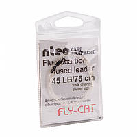 Лідкор флюорокарбоновий Ntec FlyCat 45Lb, 0.75м, Clear