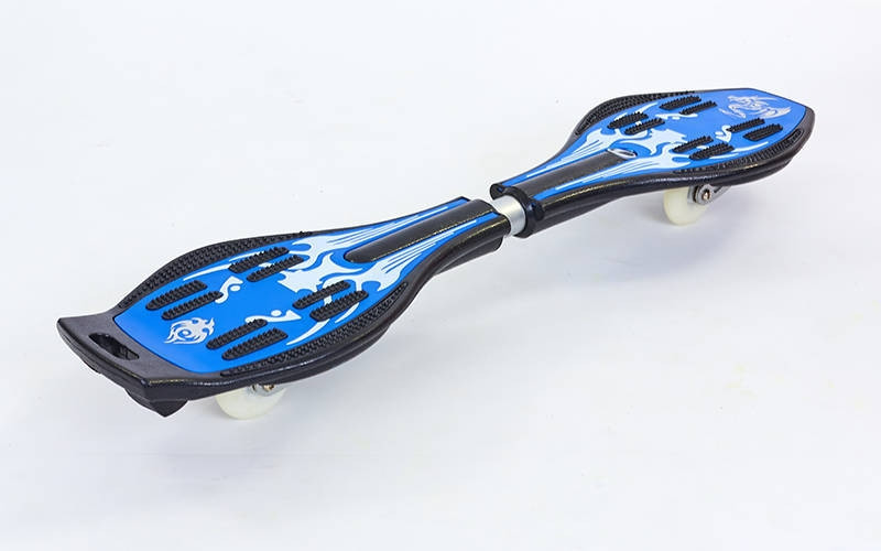 Рипстик waveboard (двоколісний скейт) 34 дюйма з світяться колесами синій