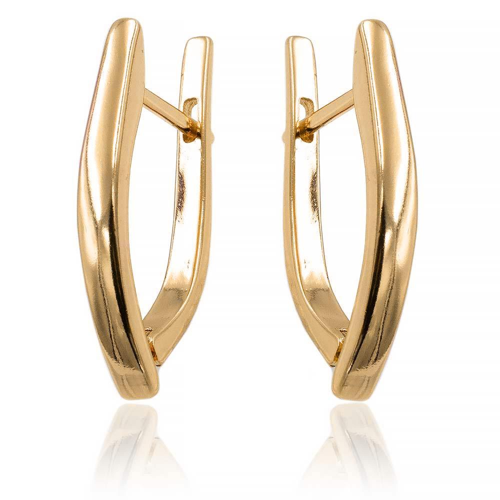 Сережки Xuping лимонна позолота (Медичне золото) 2,5 см 924608(2)