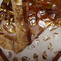 Антимоскітна шторка на магнітах Золоті листя 100*210