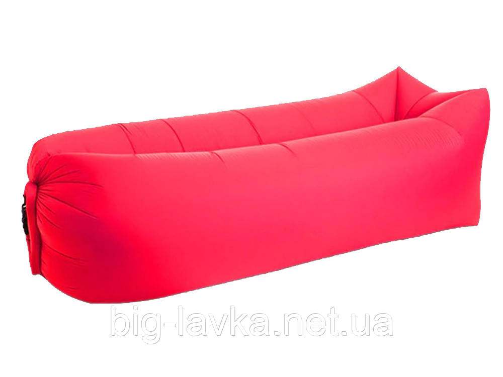 Надувний лежак Air для відпочинку Червоний, фото 1