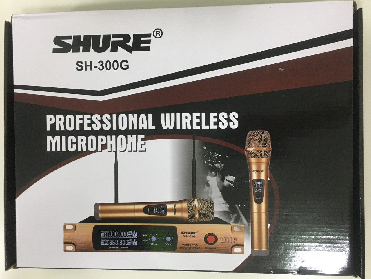 Радіосистема Shure SH-300G + 2 вокальних радіомікрофона