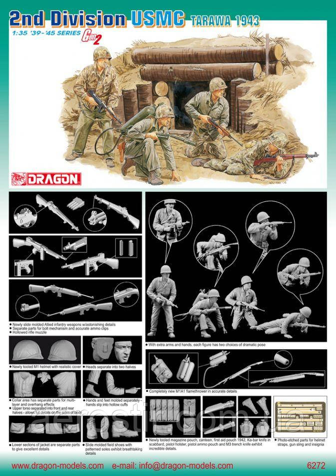 2nd Division USMC (Tarawa,1943) 1/35 Dragon 6272