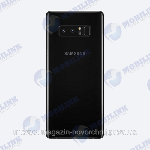 Кришка задня Samsung Note 8 N950 Чорна Black GH82-15015A оригінал!