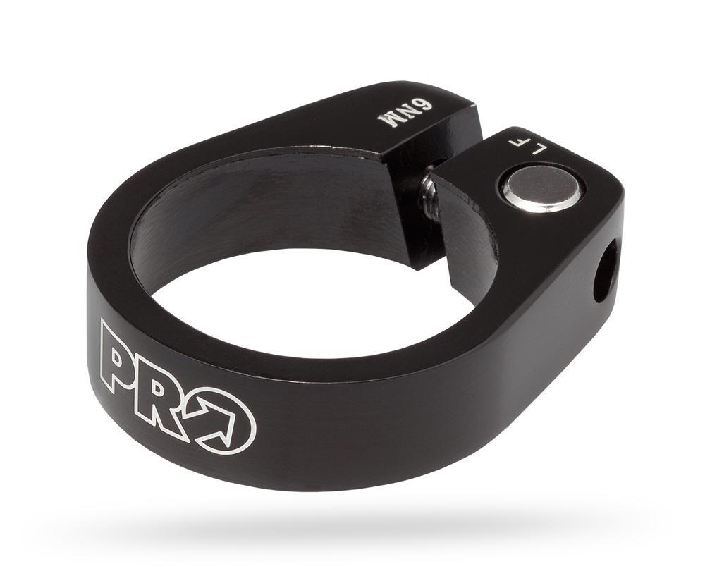 Хомут підсідельного штиря PRO 31.8 мм болтове кріплення чорний