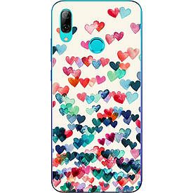 Чохол з картинкою силіконовий для Xiaomi Mi Play Сердечка