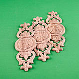 Дерев'яний різьблений декор для меблів/Декор вертикальний/ Код ДВ19, фото 2