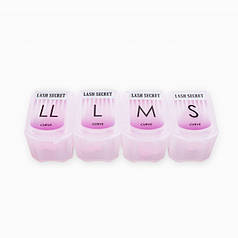 Набір Бігудей з насічками LASH SECRET, Curve (4 пари)