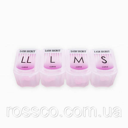 Набір Бігудей з насічками LASH SECRET, Curve (4 пари), фото 1