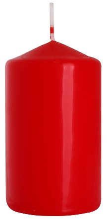 Свічка циліндр червона 10 см (sw60/100-030)