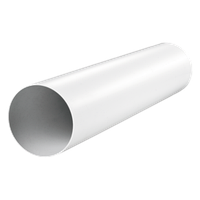 Вентиляционная труба 1010 круглая D=100мм пластик длина 1м