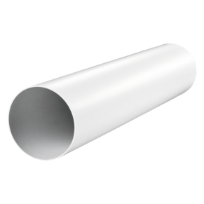 Вентиляционная труба 1010 круглая D=100мм пластик длина 1м - фото 1 - id-p986675195