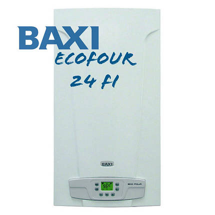 Котел газовий двоконтурний (настінний) Baxi ECO Four 240i (турбований), фото 1