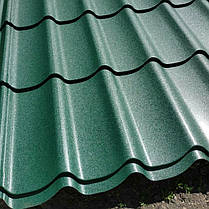 Металочерепиця 0,45 мм Matt 6005 green — зелений мох (54), фото 3