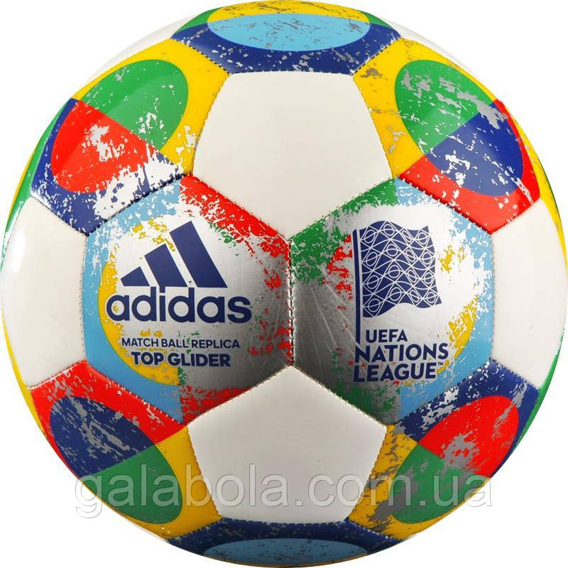 М'яч футбольний ADIDAS NATIONS LEAGUE UEFA TOP GLIDER CW5268 (розмір 5), фото 1
