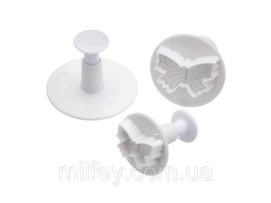 Набір плунжерів для мастики Kitchen Craft Метелик 3 шт., фото 1