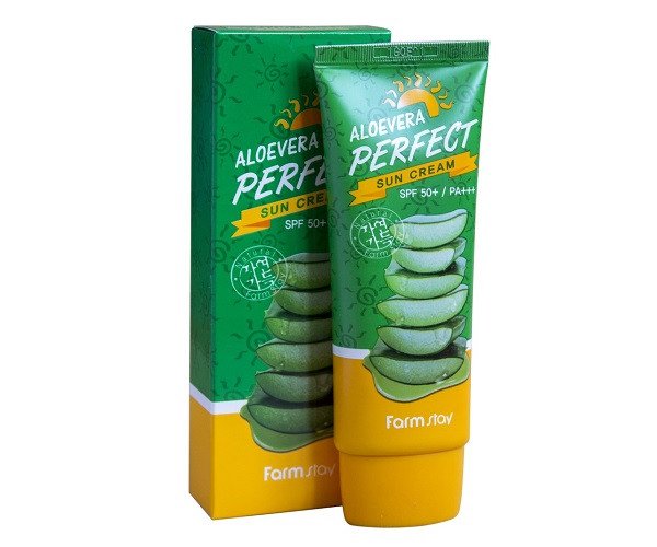 Сонцезахисний крем FarmStay Aloe Vera Perfect Sun Cream SPF 50+/PA+++ 70 мл