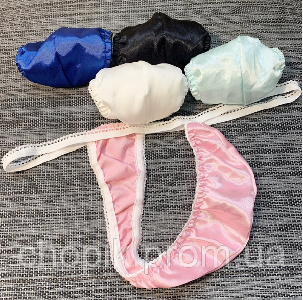 Мужские Трусы Стринги Шелковые Pink (One Size) — Купить Недорого на ...