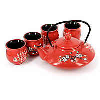 Чайный набор АS011 чайник и 4 чайные чашки