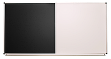 Дошка одинарна: крейдяна, магнітно-маркерна, комбінована – 2000x1000 мм (з чорною поверхнею)