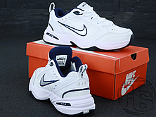 Чоловічі кросівки Nike Air Monarch IV Lifestyle/Gym Shoe White Metallic Silver 415445-102, фото 4