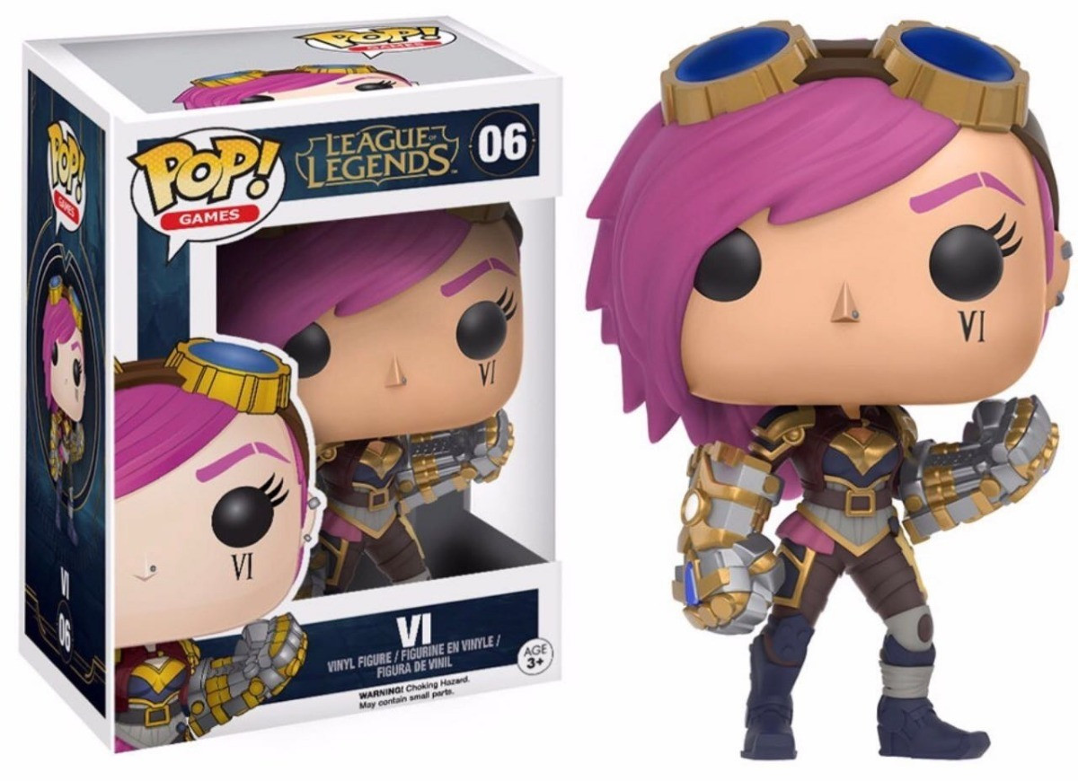 Фігурка Funko Pop Фанко Поп ВІ Ліга Легенд Vi League Of Legends 10 см LоL Vi06