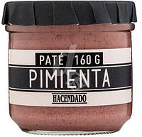 Паштет без глютена из свиной печени "Ароматный перец" Pate Pimienta Hacendado 160г Испания