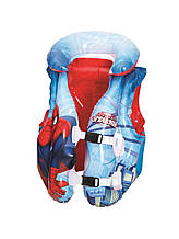 Жилет для плавання 51х46 см Spider-Man Bestway 98014 надувний жилет Спайдермен для хлопчиків