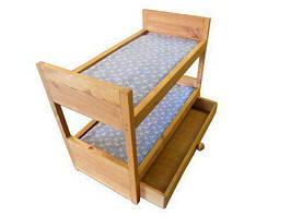 Ліжко для ляльок "Меріда" каррі