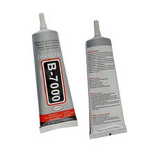 Клей прозорий силіконовий B7000 для ремонту, 110ml у тюбику з дозатором
