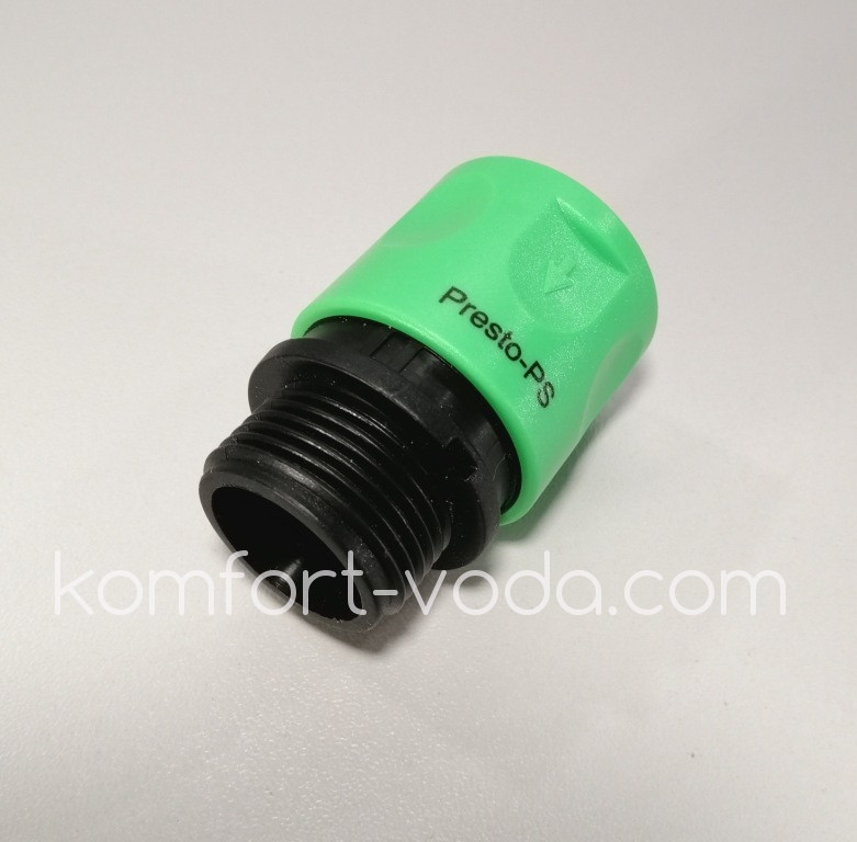 Конектор Presto-PS із зовнішньою різзю 3/4" (4020), фото 1
