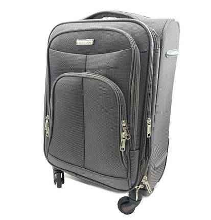 Валіза на чотирьох колесах Grangd 828/3 Сіра, фото 1
