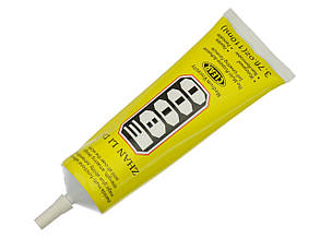 Клей прозорий силіконовий E8000 для ремонту, 110ml у тюбику з дозатором