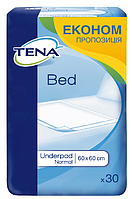 Одноразовые пеленки влаговпитывающие Tena Bed Normal 60x60 (30шт.)