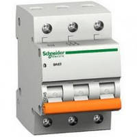 Автоматический выключатель Schneider Electric ВА63 06А 3P С 11221