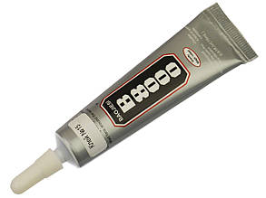 Клей прозорий силіконовий B8000 для Модуля (Дисплей + сенсор)+Сенсору (Тачскрін), 18ml в тюбику з дозатором