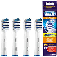 Насадки TriZone Тризон для зубних щіток Oral-B Braun 4 штуки EB30