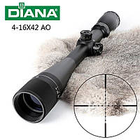 Приціл оптичний DIANA 4-16x42 AO MIL DOT