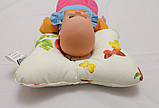 Подушка для немовлят ортопедична "Метелик" Тепле Літо, фото 2
