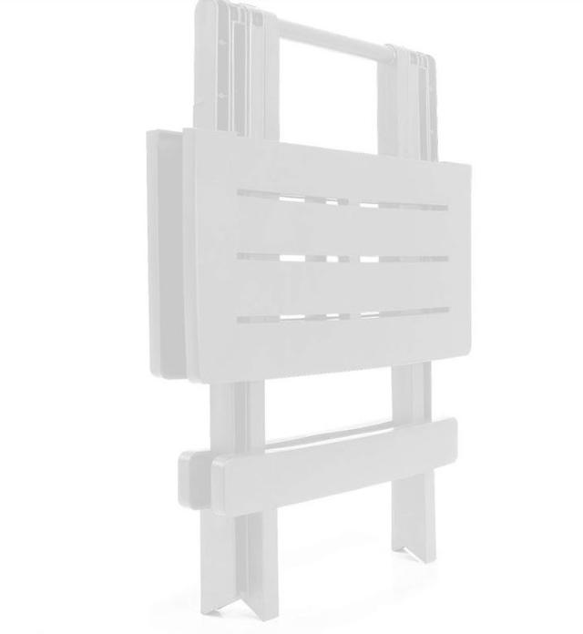 Стол садовый ADIGE раскладной 44x44x50 белый 2