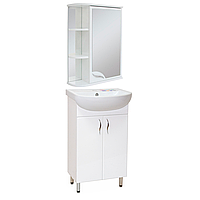 Комплект мебели для ванной комнаты Базис Т-55-02-ЗШ-55-01R