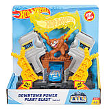 Ігровий набір Вибух на електростанції Hot Wheels City Downtown Power Plant Blast Playset, фото 2